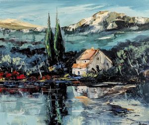 la ferme du lac -huile au couteau46-38