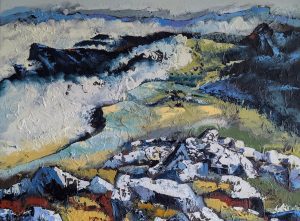 Les hauts plateaux du vercors-huile au couteau-90-70
