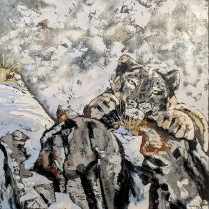 La- panthere-des-neiges-huile-au-couteau-80-80
