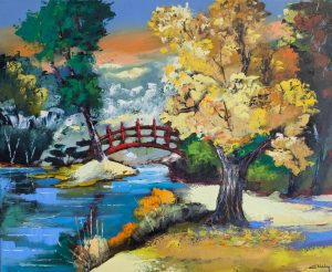 Le ginkgo- biloba -parc -de- maulevrier-huile- au- couteau-61-50