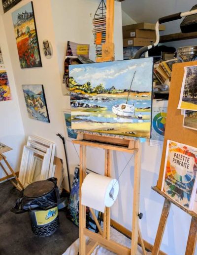 Peinture à l'huile et au couteau. Tableaux d'artiste peintre - Drôme